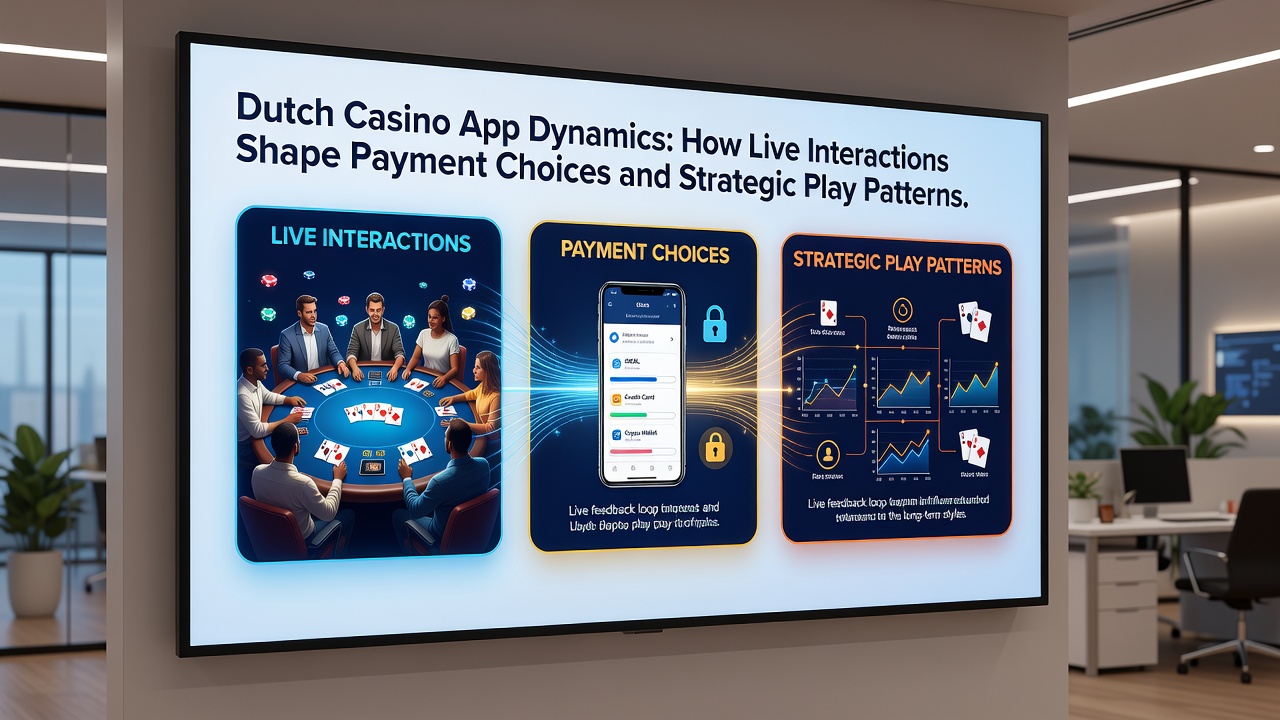 Strategische patronen ontstaan door live interacties in casino apps